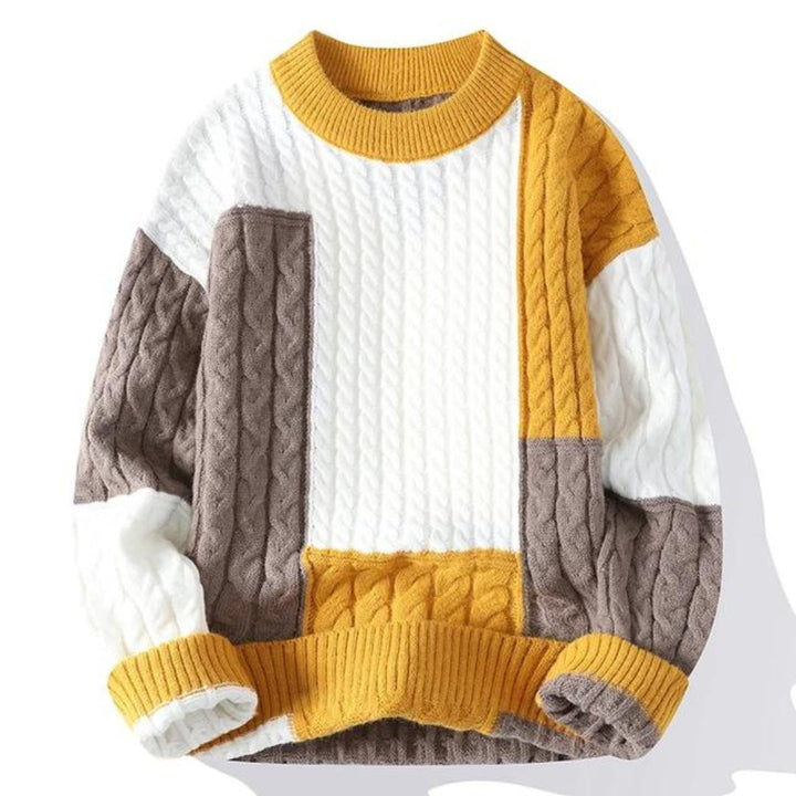 Kirt™ - Patchwork Trend Color Sweater