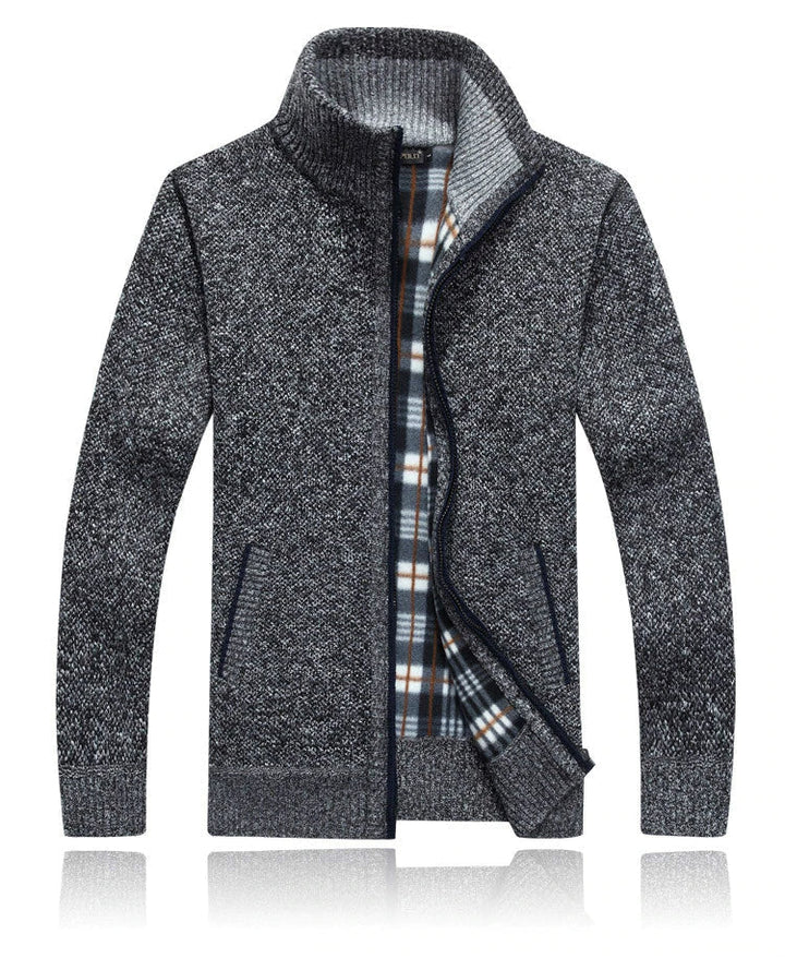 Marc™ - Men's Casual Knitted Zipper Cardigan