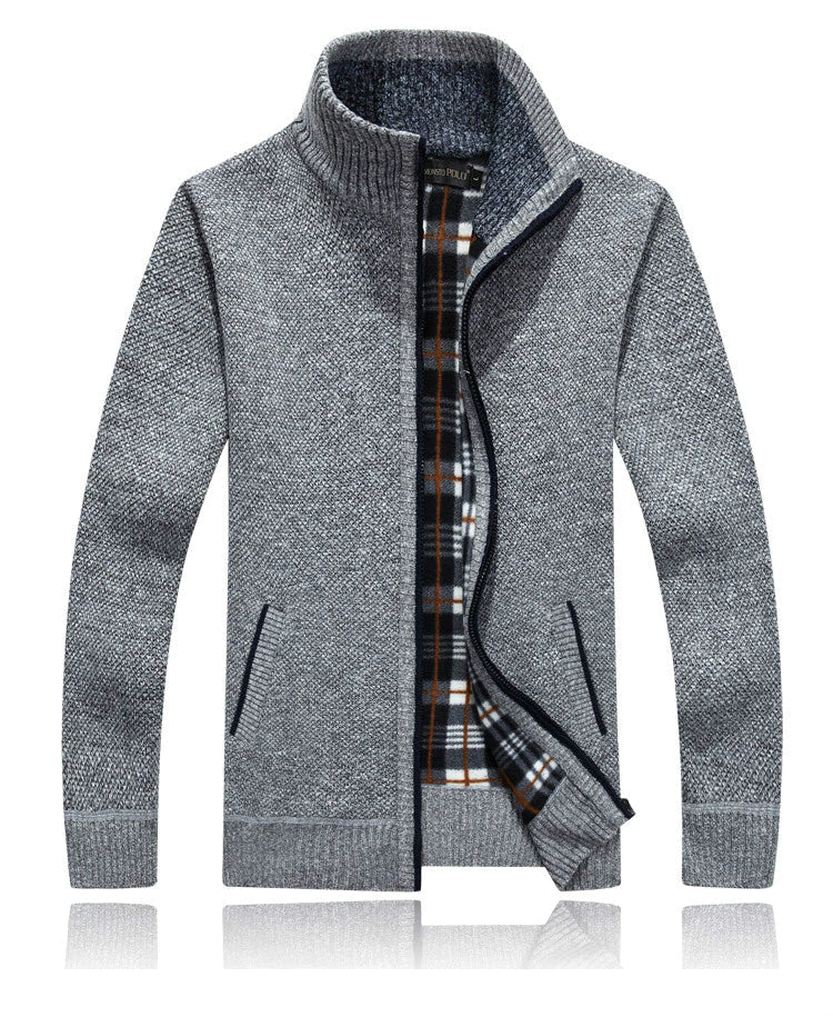 Marc™ - Men's Casual Knitted Zipper Cardigan