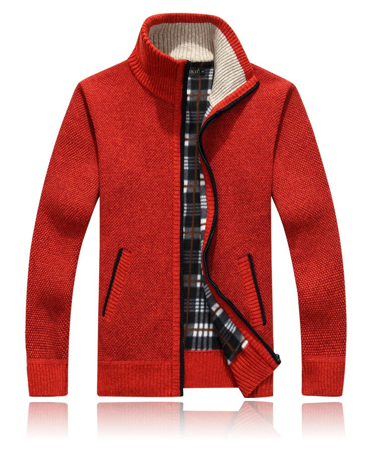 Marc™ - Men's Casual Knitted Zipper Cardigan