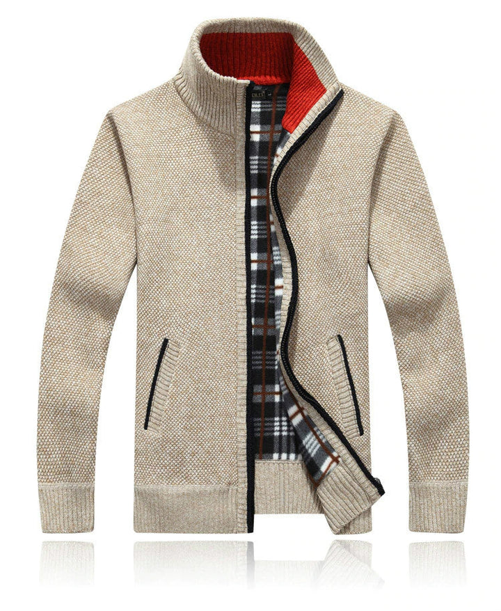 Marc™ - Men's Casual Knitted Zipper Cardigan