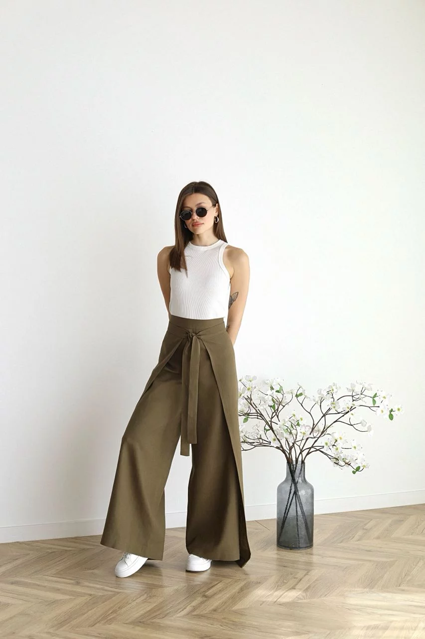 Zelena™- Wide Linen Pants