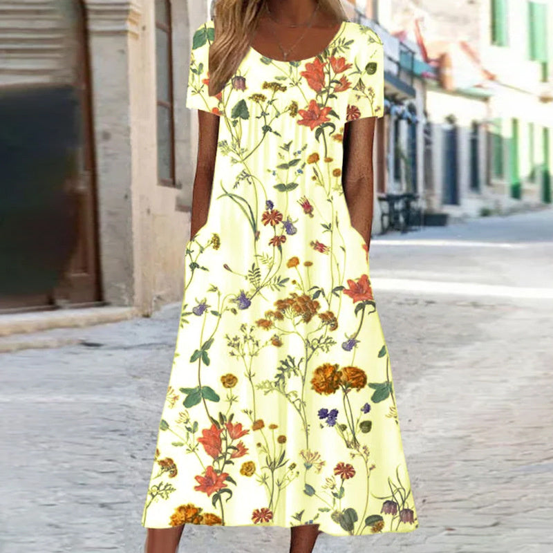 Lorena™ - Women's Elegant Floral Dress