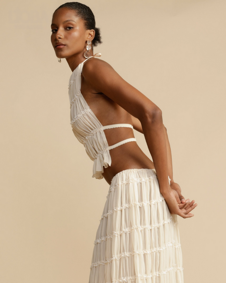 Adelaide™ - Halter Top with Flowy Skirt