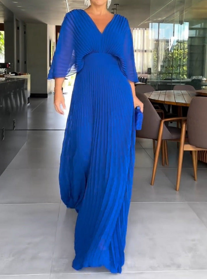 Shaine™ - Flowing ribbed maxi dress